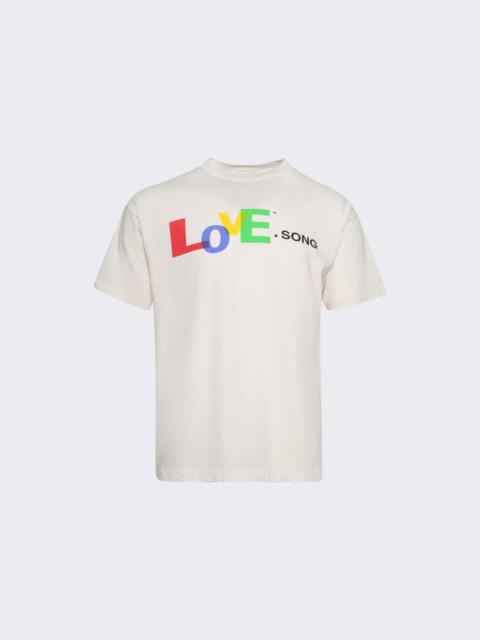 Love Song Short Sleeve Tee White