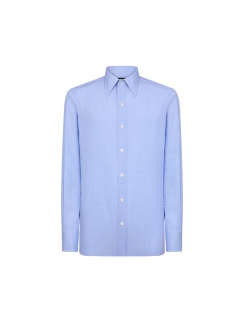 TWILL CHECK SLIM FIT SHIRT