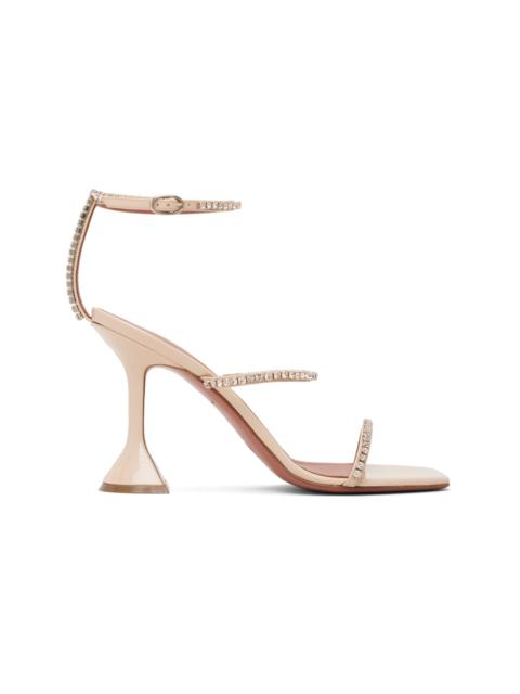 Beige Gilda 95 Heeled Sandals