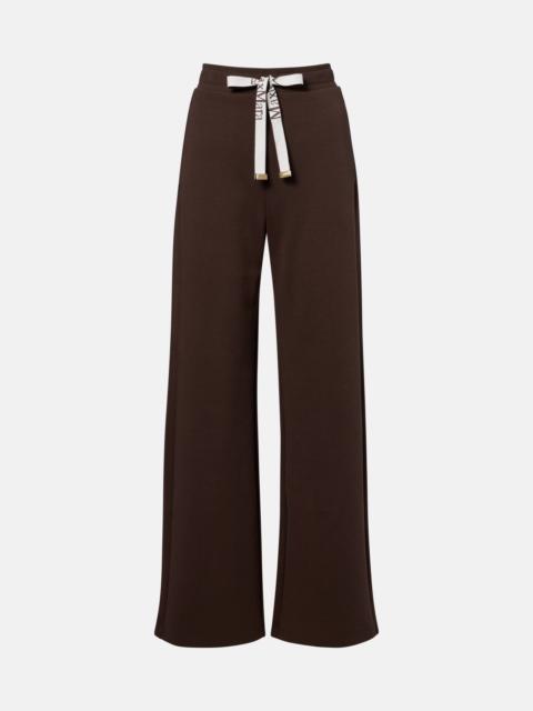 Bali cotton-blend wide-leg sweatpants