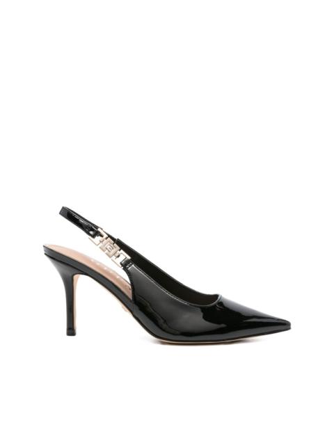 90mm slingback pointed-toe pumps