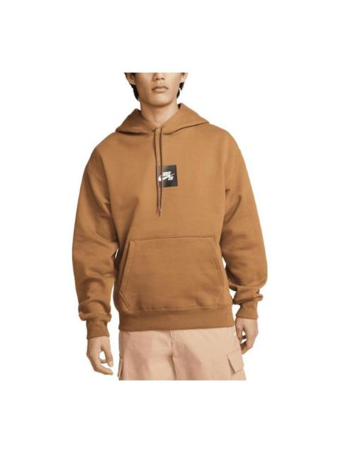 Nike SB Fleece skateboard hooded top 'Tan' DV8840-270