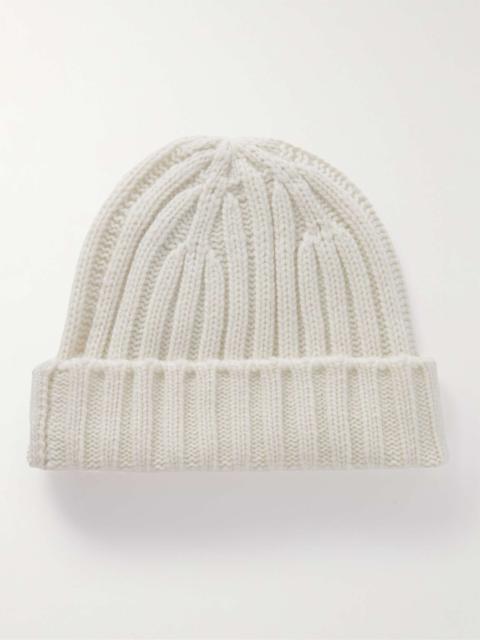 Ribbed Wool Beanie