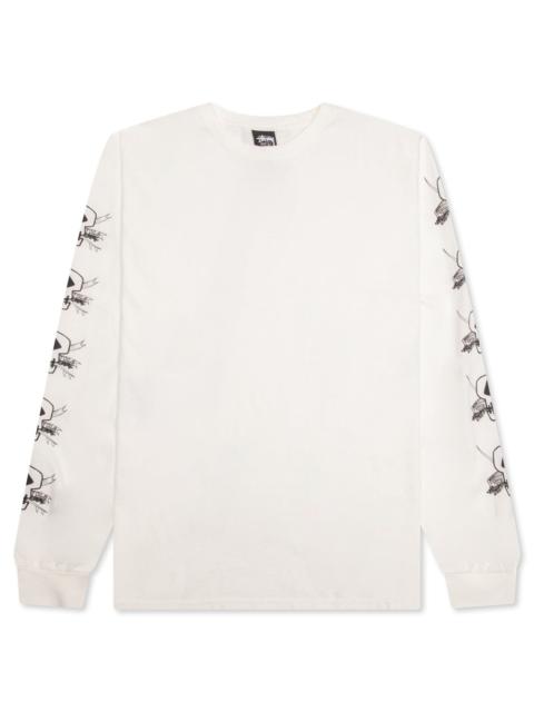 FOILS PIGMENT DYED L/S TEE - NATURAL