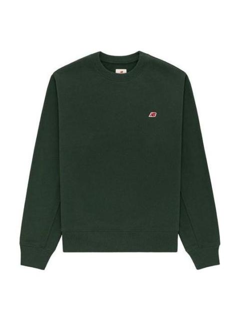 New Balance MADE in USA Core Crewneck Sweatshirt 'Midnight Green' MT21541-MTN