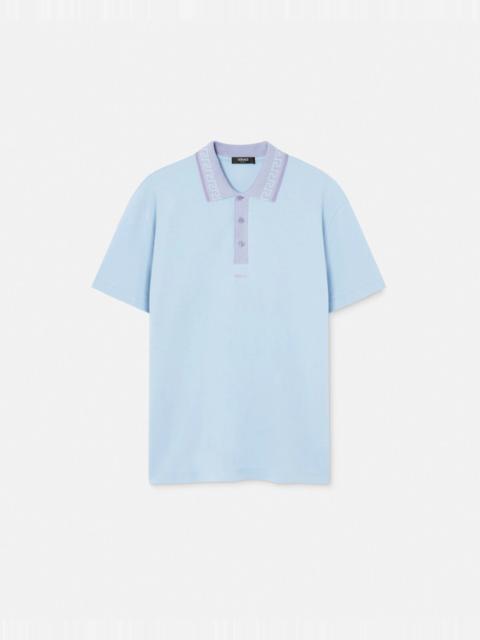 Greca Collar Polo Shirt