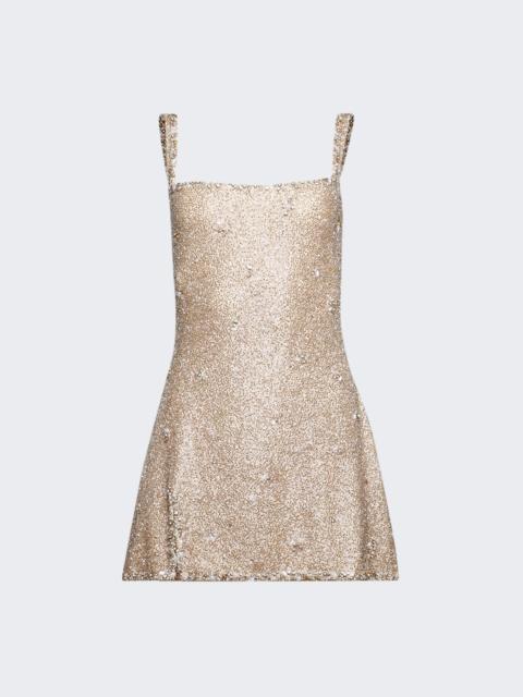 Athena Mini Dress Champagne