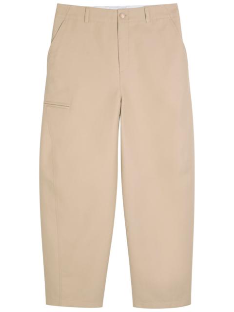 Givenchy Couture Workwear Wide-leg Cotton Trousers
