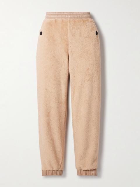 Nylon Laqué-trimmed Polartec Fleece Tapered Track Pants