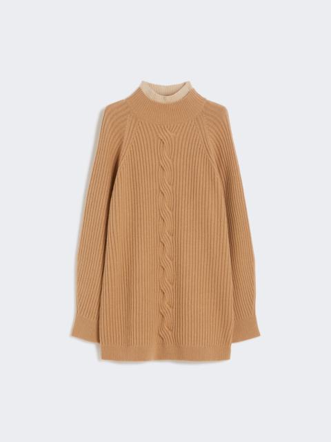 ALCAZAR Wool and cashmere cable-knit jumper