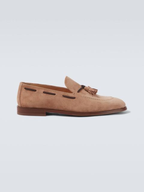 Suede loafers