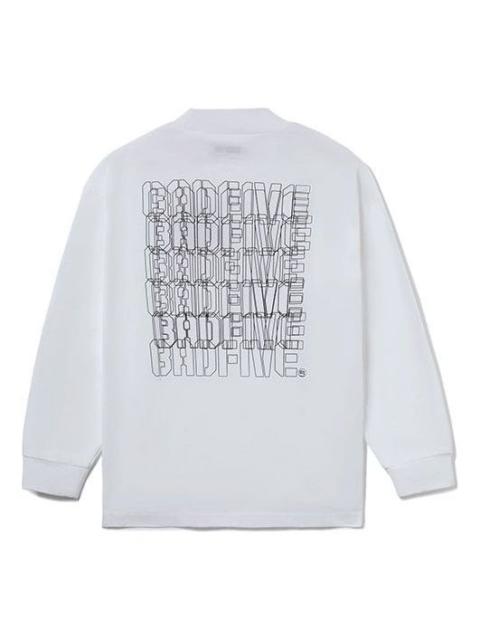 Li-Ning BADFIVE Sports Basketball Series Casual Breathable Loose Long Sleeves 'White' AHSR759-1