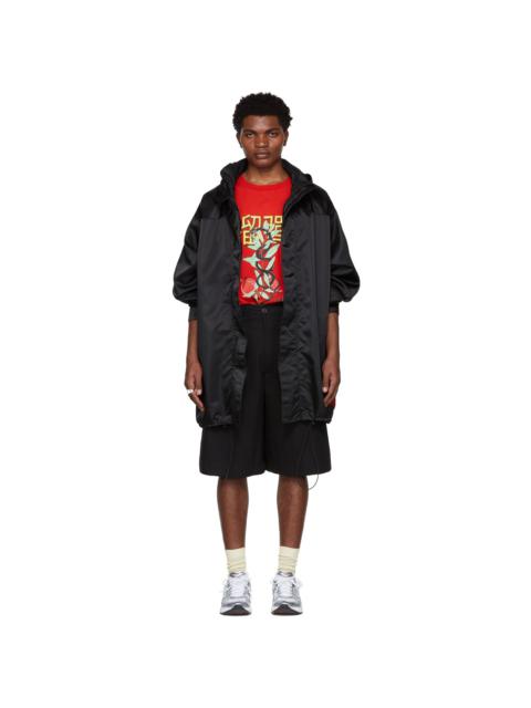 SSENSE Exclusive Black Military Parka Coat