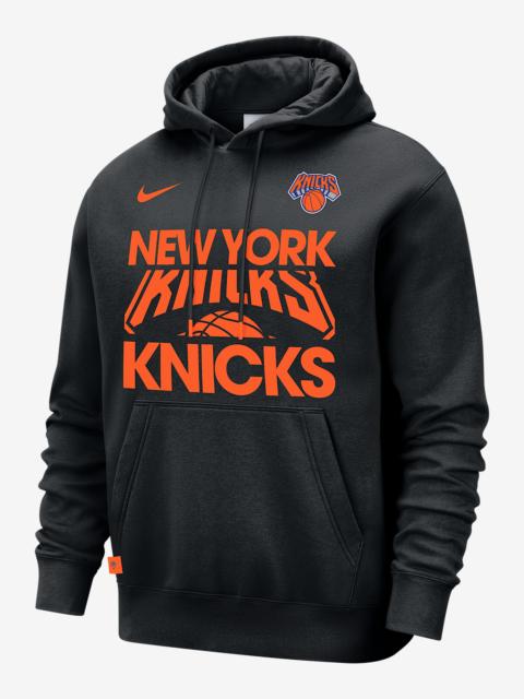 New York Knicks Club Courtside Men's Nike NBA Pullover Hoodie