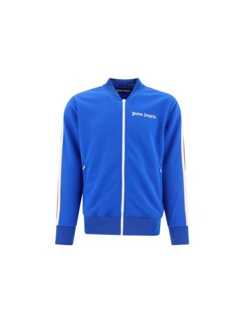 Palm Angels Bomber Track Jacket Bright Blue/Off-white