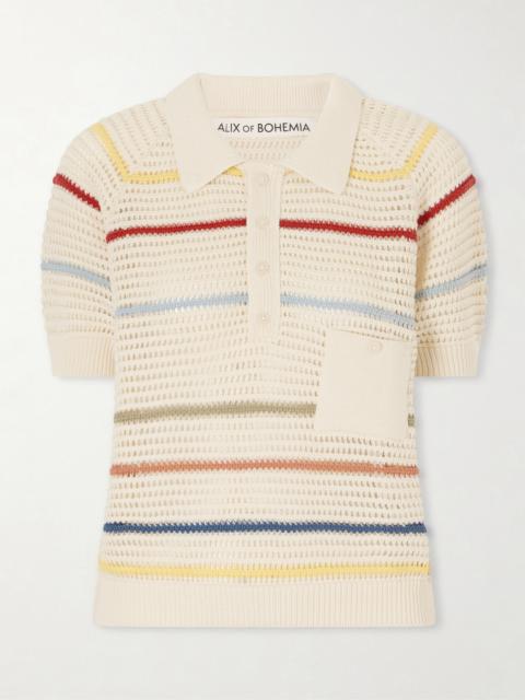 Lessi Carnival Cotton-knitted Polo Shirt