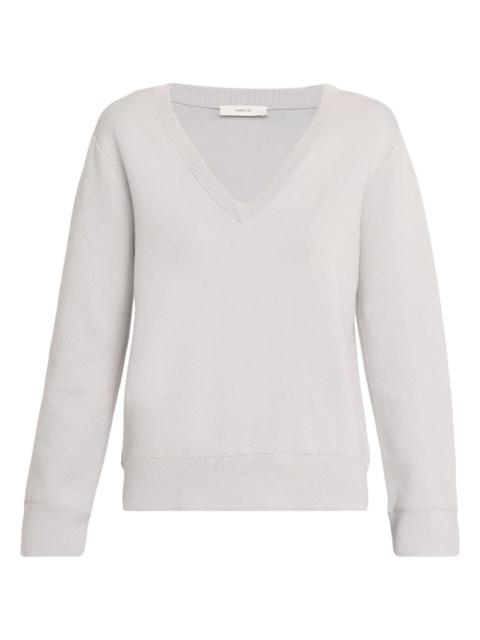 Double-Face Cashmere V-Neck Sweater