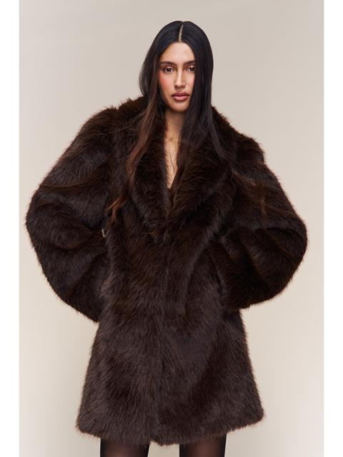 ROXIE FAUX FUR COAT