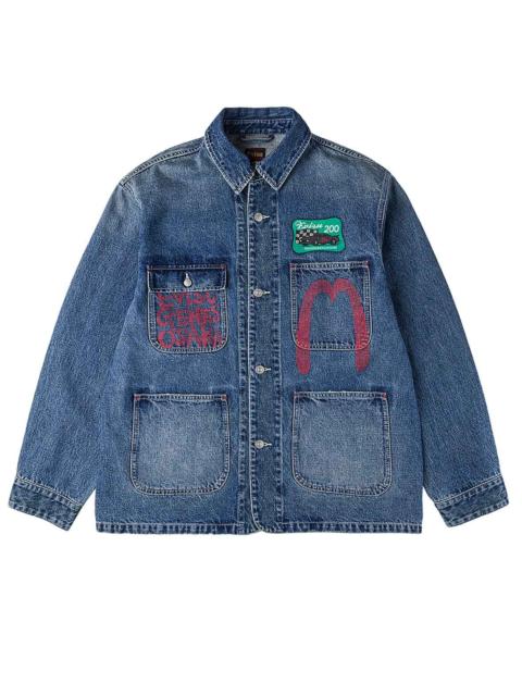 Multi Patches Denim Chore Jacket