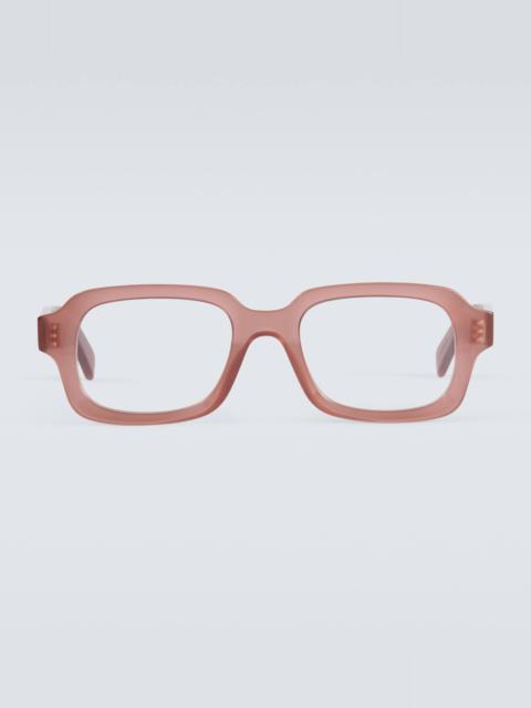 Bold 3 Dots square glasses