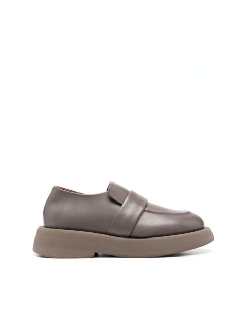 slip-on leather loafers