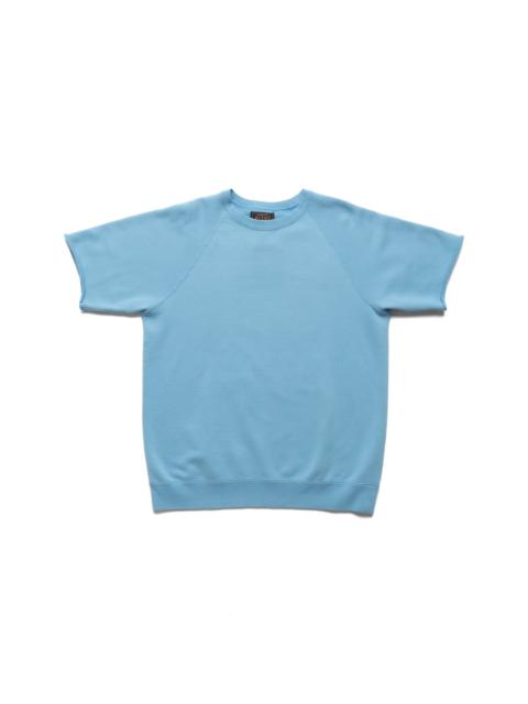 Sweat Short Sleeve Cut-Off - Sax