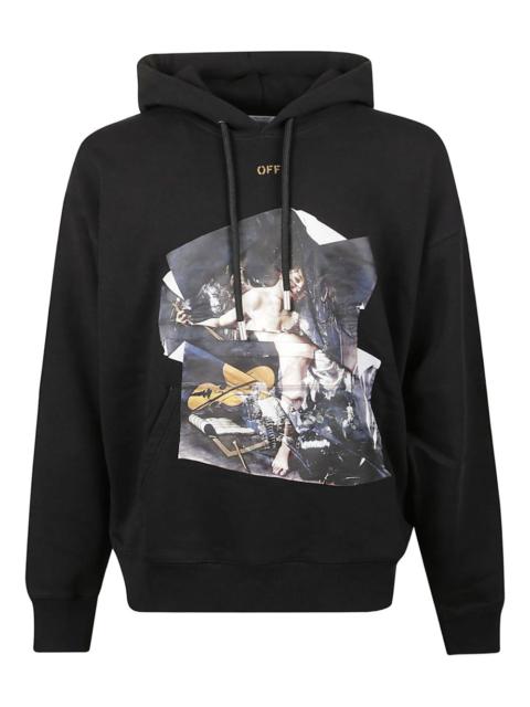 graphic-print hoodie