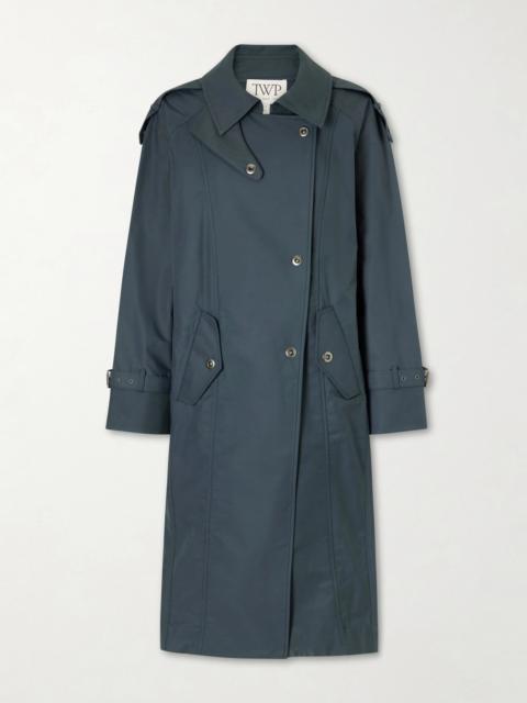 Cotton-blend Canvas Trench Coat