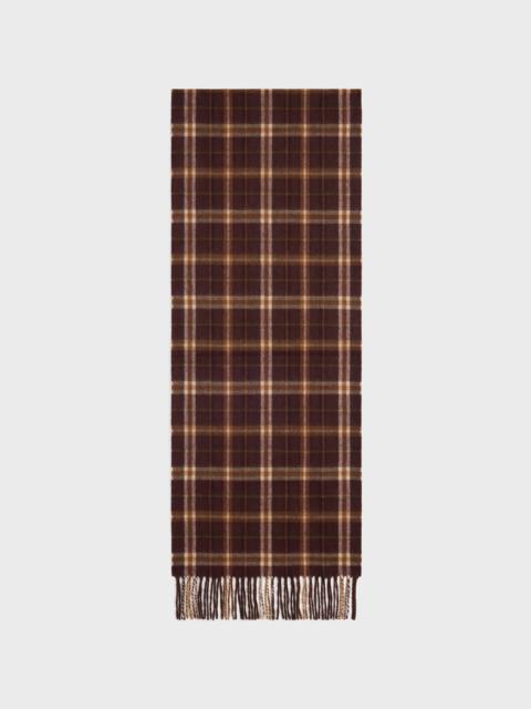 scarf IN TARTAN CASHMERE