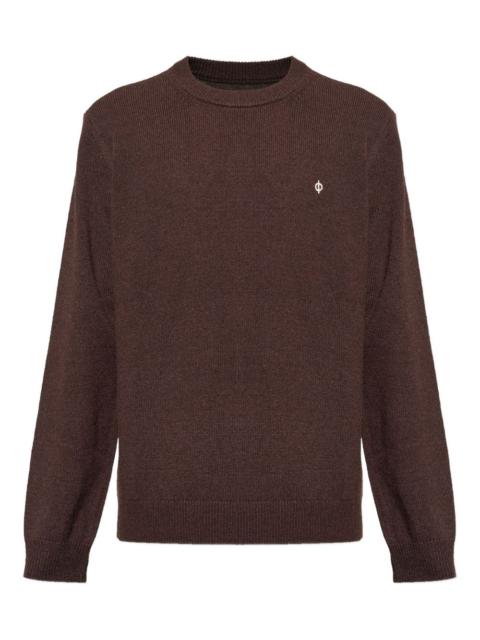 Sapatrik logo-embroidered crew-neck sweater