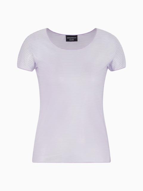 ICON STRIPED LIGHTWEIGHT JERSEY JUMPER