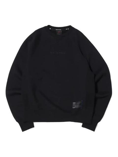 Air Jordan x Fragment Design Crossover Casual Cozy Round Neck Black DA2990-010