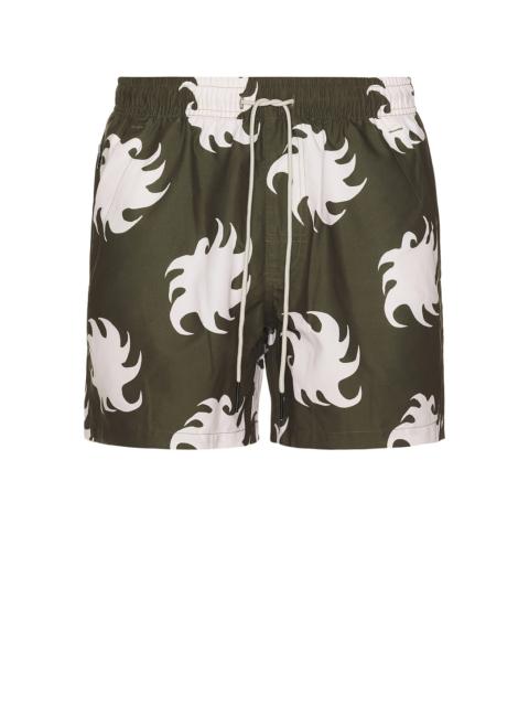 Pine Ember Swim Shorts