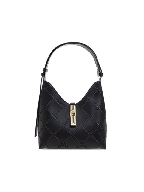 Goccia gold-tone padlock tote bag