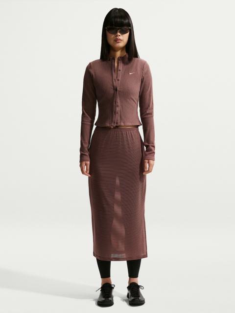 Nike Sportswear Women's Slim Sheer Midi Skirt