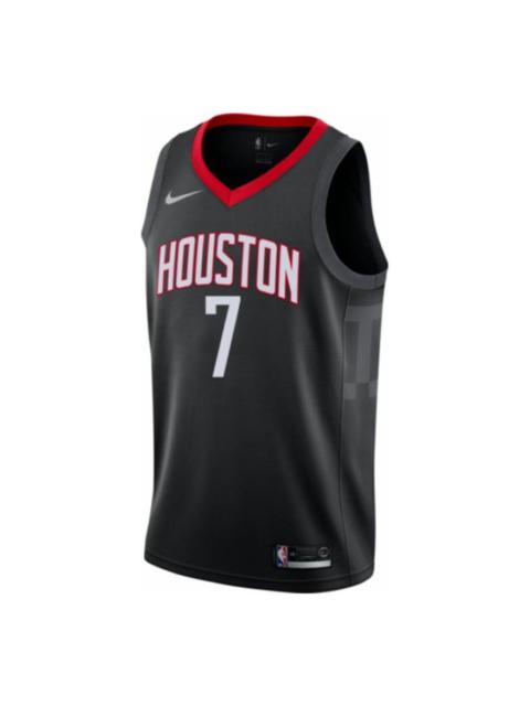 Men's Nike NBA Retro Basketball Jersey/Vest SW Fan Edition Houston Rockets Anthony No. 7 Black 87720