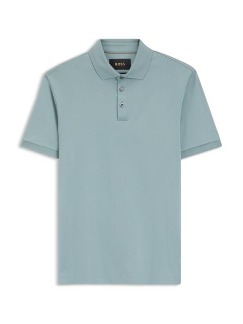 REGULAR-FIT POLO SHIRT IN MERCERIZED ITALIAN COTTON