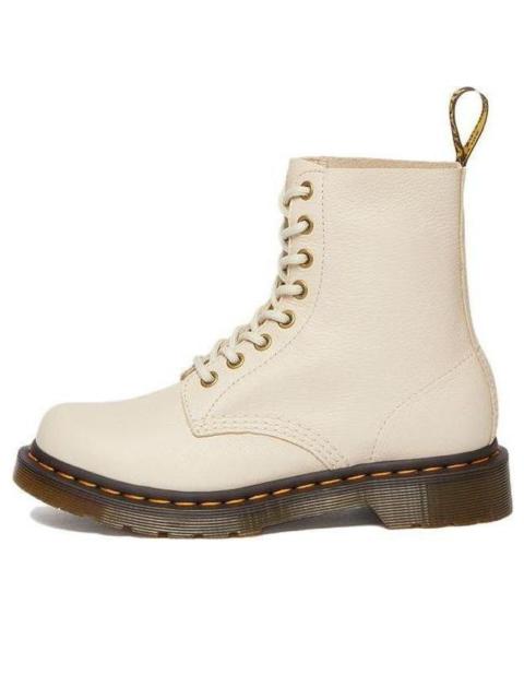 (WMNS) Dr.Martens 1460 Pascal Virginia Leather Boots 'Parchment Beige' 26802292