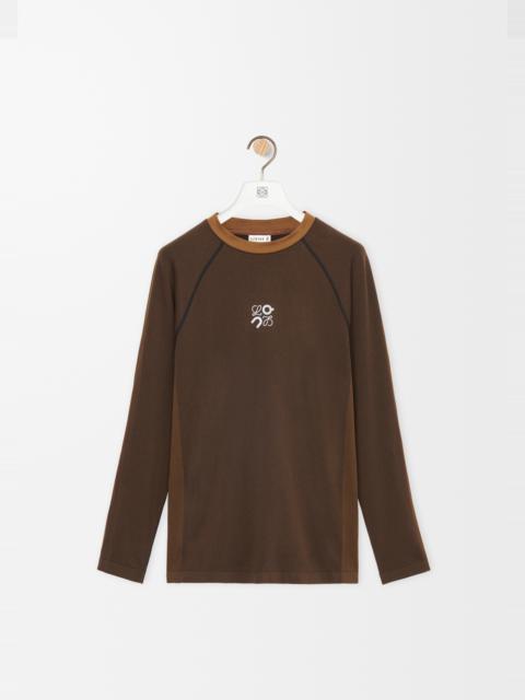 Long sleeve top in technical jersey