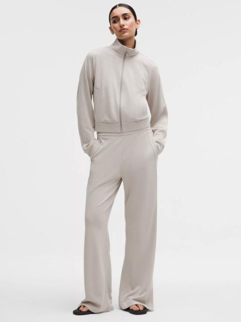 Softstreme High-Rise Wide-Leg Pique Pant *Regular