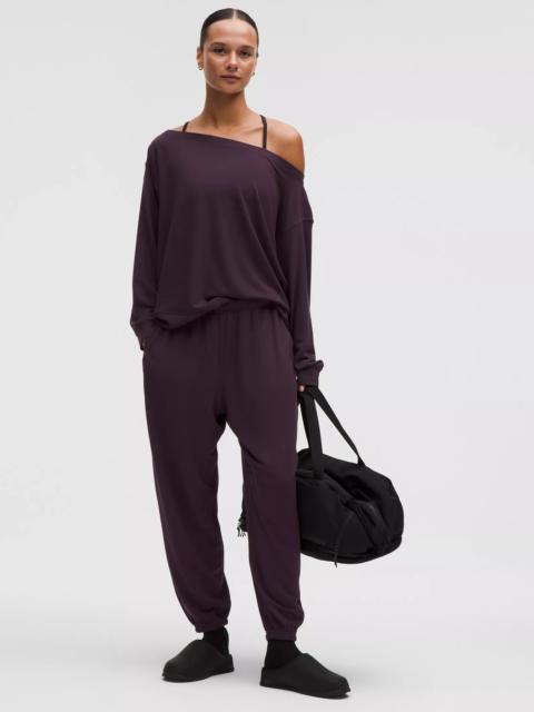 BeCalm Oversized Mid-Rise Pant