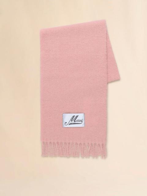 ROSE PINK ALPACA SCARF