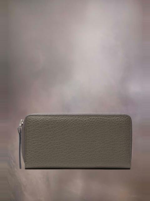 Four stitches zip-around wallet