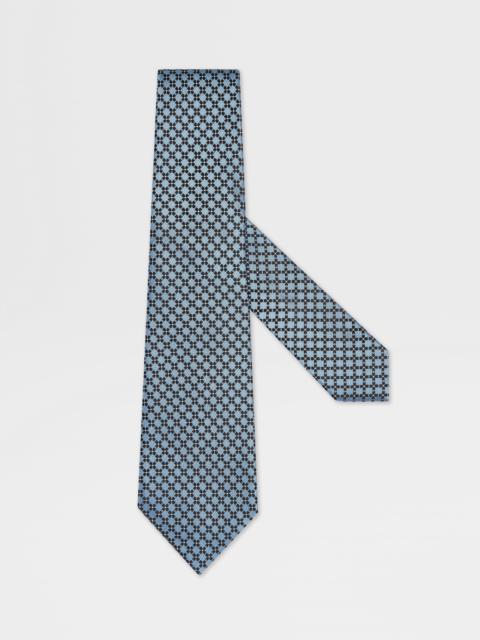 LIGHT BLUE SILK TIE