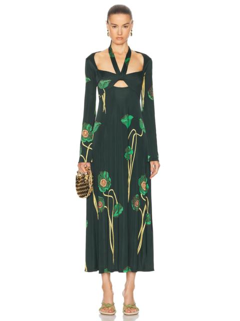 Paisaje Lejano Ankle Dress