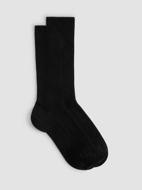 Ribbed Knit Trouser Sock