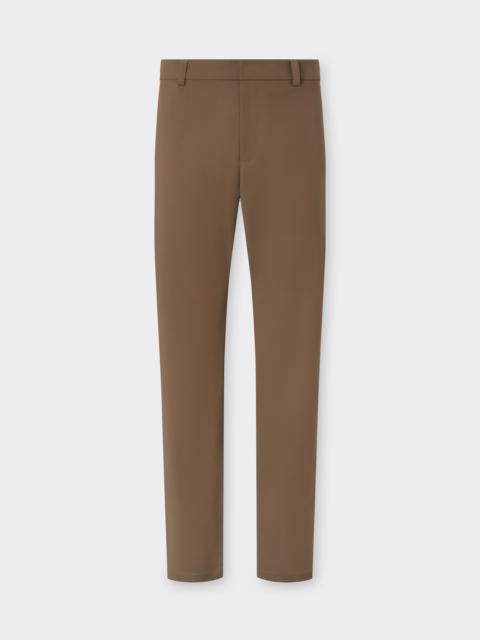 Technical cotton chino trousers