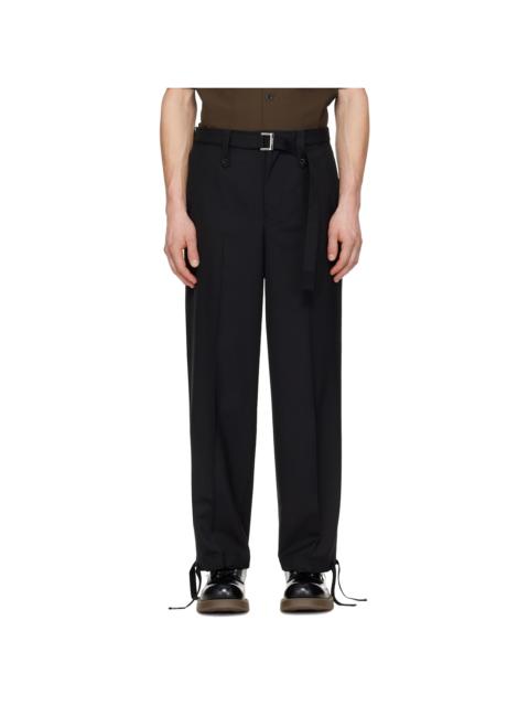 Black Suiting Trousers