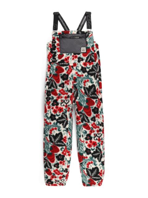 Womens Society Fleece Overalls - Society Racing Green