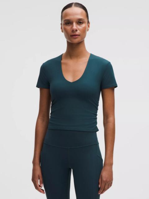 All It Takes Ribbed Nulu V-Neck T-Shirt *B–D Cups